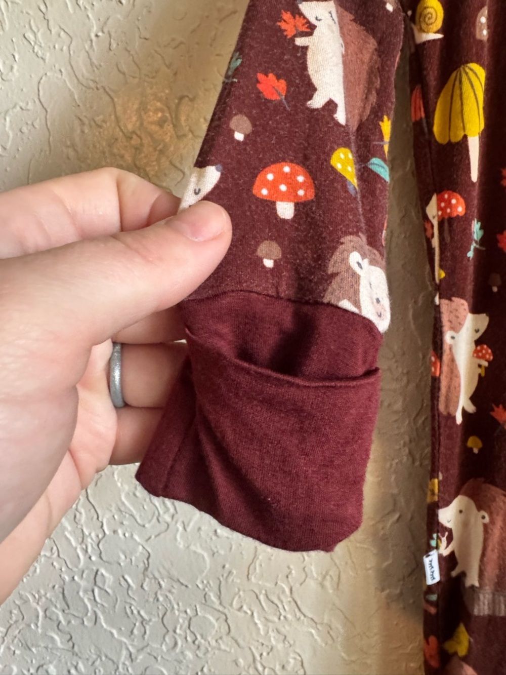 Little Sleepies Happy Hedgehogs Zippies Pajamas Gender Neutral - 3-6 Months - Picture 4 of 7
